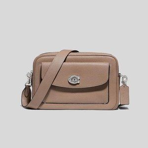 Coach Cassie Camera Bag Taupe NWT
